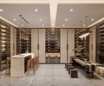 Modern Wine Cellar/Wine Tasting Room-ID:781517981