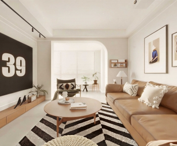 Modern A Living Room-ID:261850125