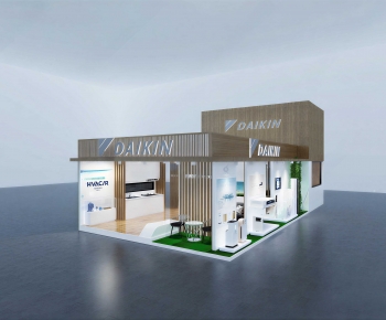 Modern Exhibition Hall-ID:574043043