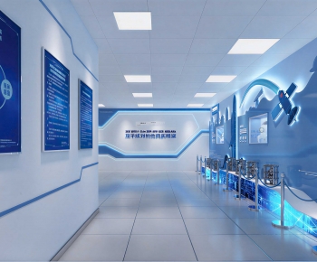 Modern Exhibition Hall-ID:690150355