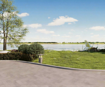 Modern Park Landscape-ID:694308043