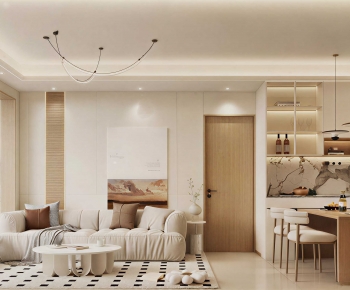 Modern A Living Room-ID:438894995