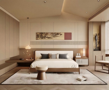 New Chinese Style Bedroom-ID:988080985