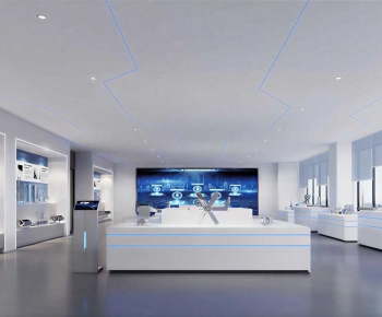 Modern Exhibition Hall-ID:410415896