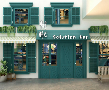 Modern Facade Element-ID:165611035