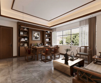 New Chinese Style Tea House-ID:823062902