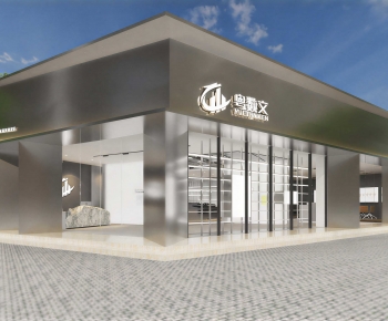 Modern Facade Element-ID:912719015