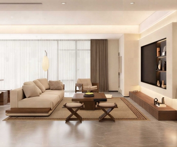Modern A Living Room-ID:385287053