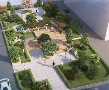 Modern Architectural Bird's-eye View Planning-ID:437937023