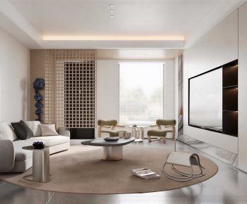 Modern A Living Room-ID:483472112