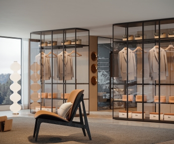 Modern Clothes Storage Area-ID:590029955