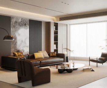 Modern A Living Room-ID:643802884