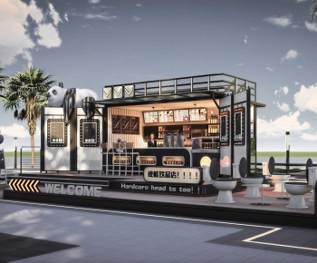 Modern Appearance Of Commercial Building-ID:805351025