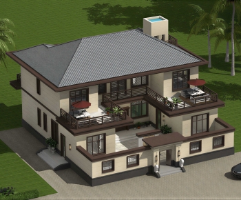 New Chinese Style Detached Villa-ID:291430956