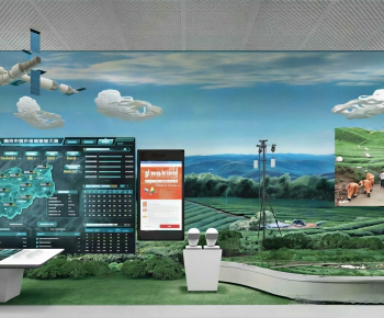 Modern Exhibition Hall-ID:233925108