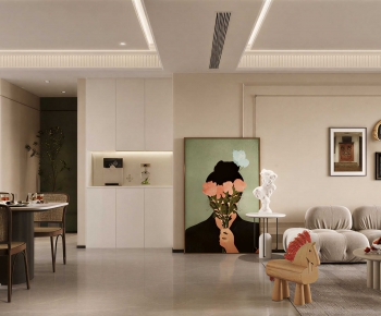 Modern A Living Room-ID:518182999