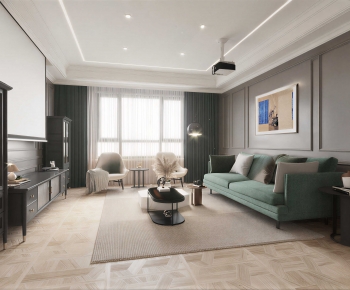 Modern A Living Room-ID:129544974