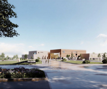 Modern Appearance Of Commercial Building-ID:294419058