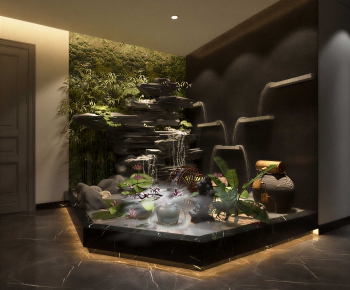 New Chinese Style Plant Landscaping-ID:190346965