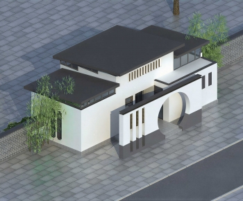 New Chinese Style Public Building-ID:637239934