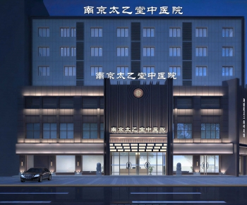 New Chinese Style Facade Element-ID:963242059