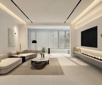 Modern A Living Room-ID:666488894