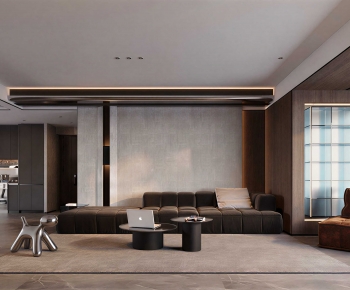 Modern A Living Room-ID:456643105