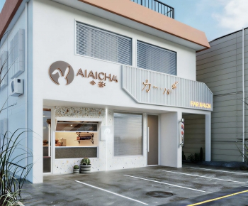 Modern Facade Element-ID:758150101