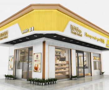 Modern Facade Element-ID:420408961