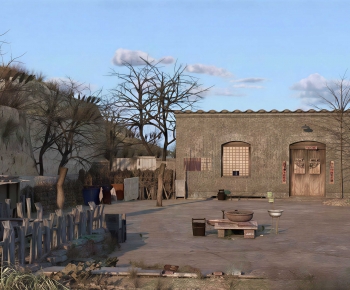 Chinese Style Courtyard/landscape-ID:874216085