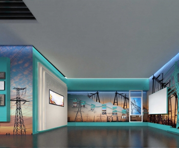 Modern Exhibition Hall-ID:885246042