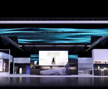 Modern Exhibition Hall-ID:621611129