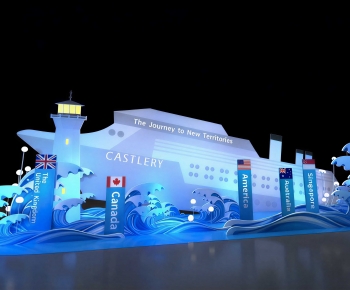 Modern Exhibition Hall-ID:872529032