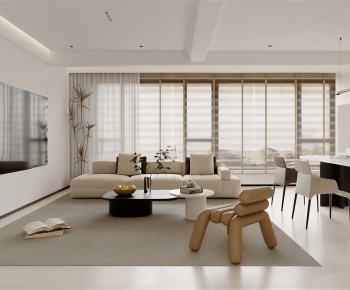 Modern A Living Room-ID:605699064