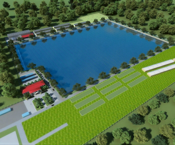Modern Architectural Bird's-eye View Planning-ID:360676055
