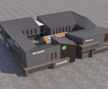 Modern Appearance Of Commercial Building-ID:639704945