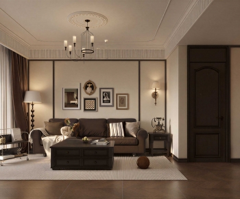 Retro Style A Living Room-ID:116169937