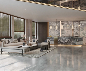 New Chinese Style Lobby Hall-ID:807223082