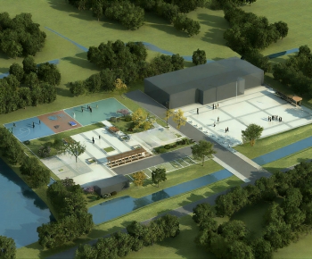 Modern Architectural Bird's-eye View Planning-ID:171127086