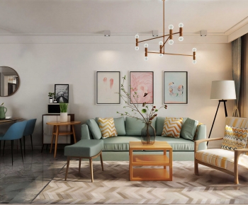 Modern A Living Room-ID:115087992