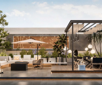 Modern Courtyard/landscape-ID:553939101