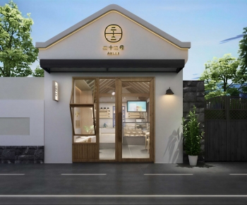 Modern Facade Element-ID:522212038