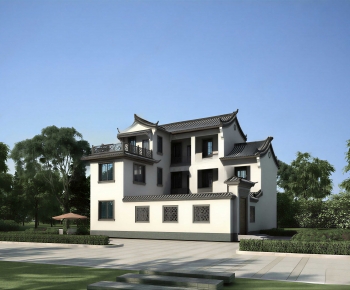 New Chinese Style Detached Villa-ID:708074098