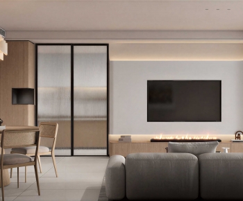 Modern A Living Room-ID:590787893