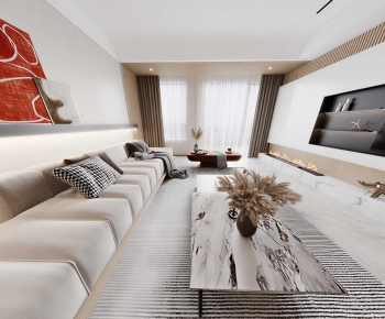 Modern A Living Room-ID:277844915