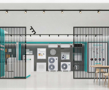 Modern Exhibition Hall-ID:739423996