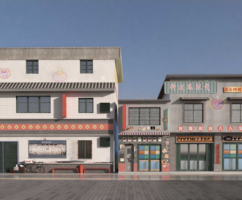 New Chinese Style Appearance Of Commercial Building-ID:516455895