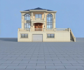 Simple European Style Detached Villa-ID:198388103