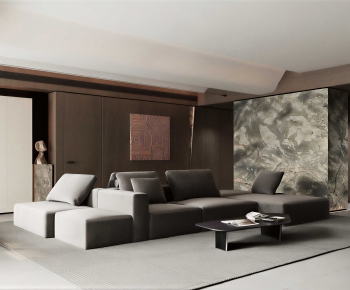 Modern A Living Room-ID:534219987