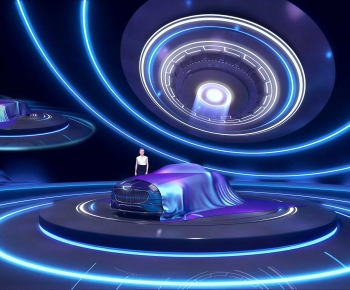 Modern Exhibition Hall-ID:250859026